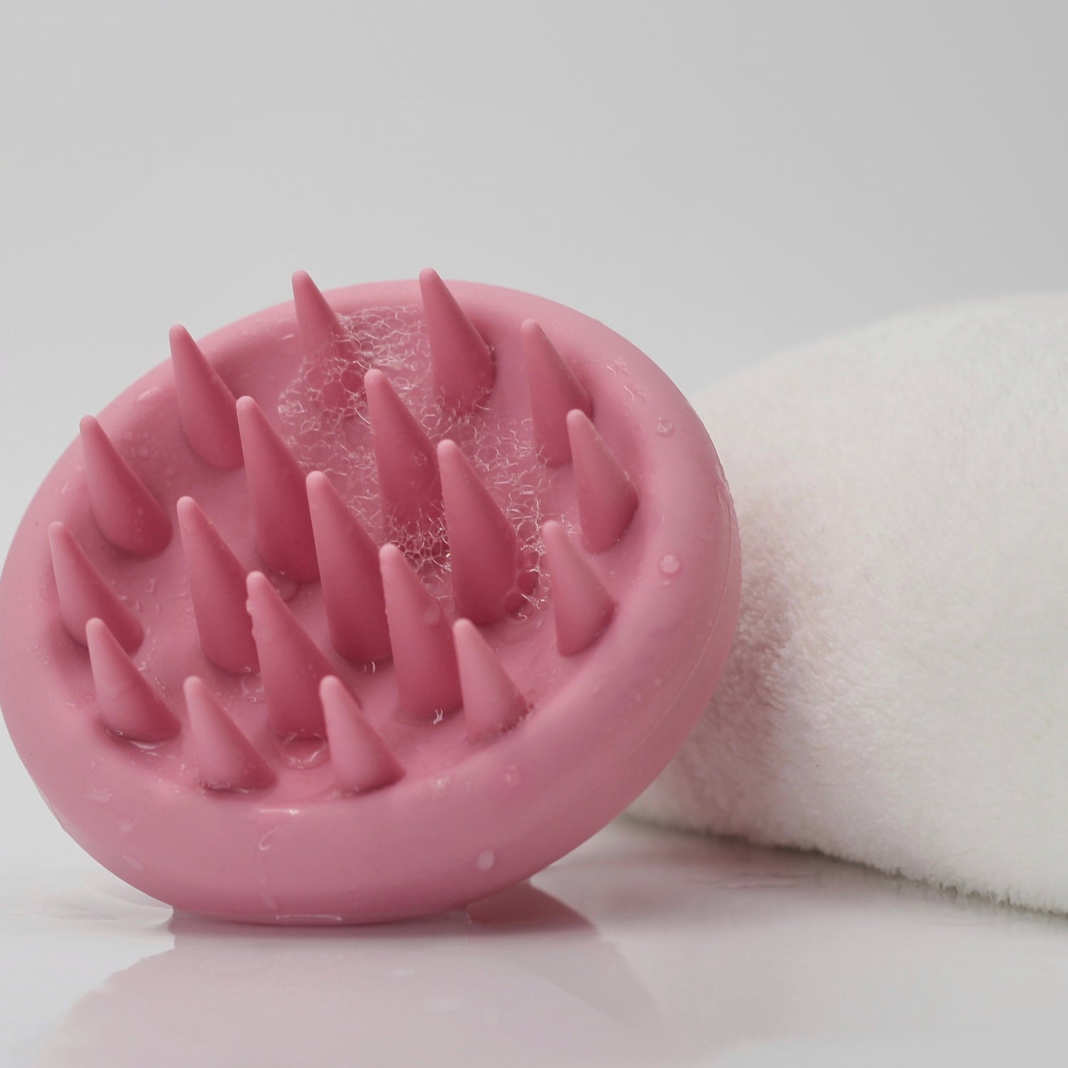 Brosse massante en silicone